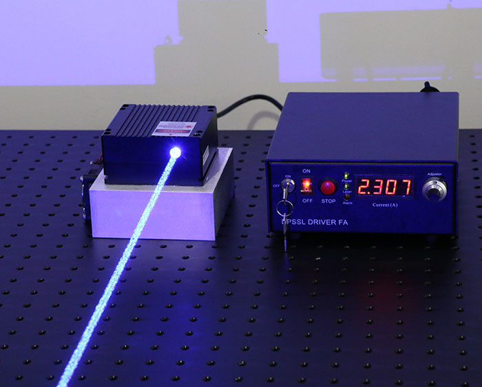 445nm Semiconductor laser 8W powerful blue laser Plastic cutting